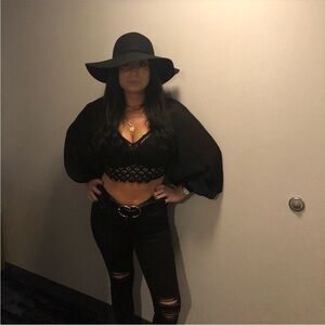 Vici bohemian top black size small worn once